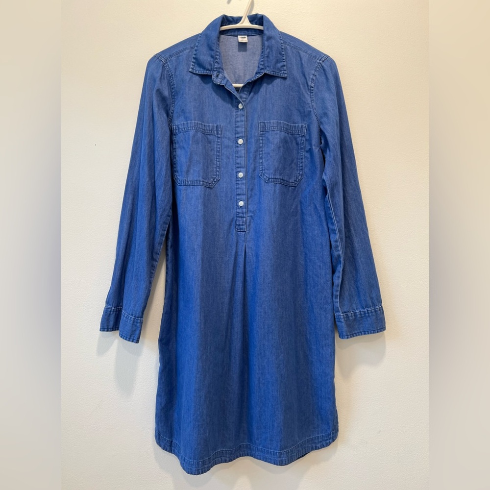 Old Navy Cambray Shirt Dress Small Size